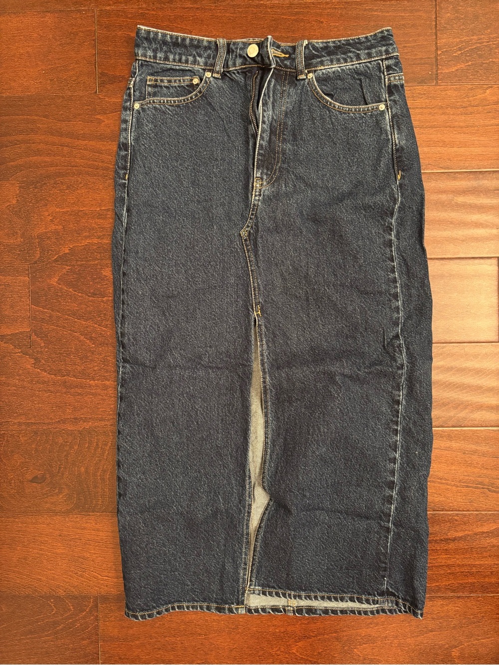 H&M Dark Indigo Straight-Leg Jeans